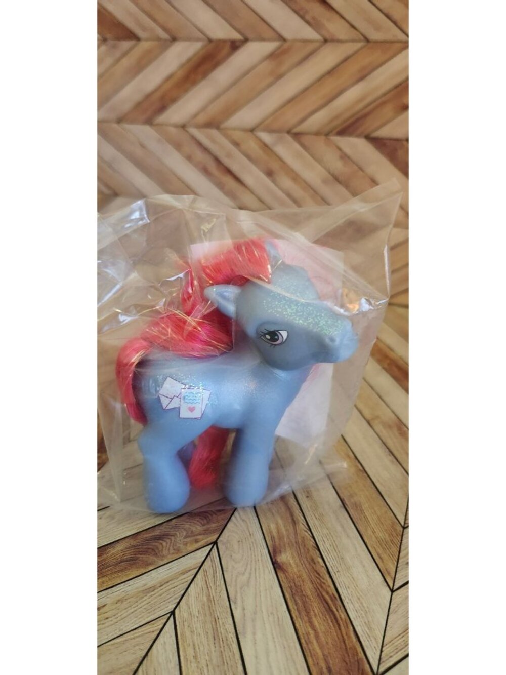 New My Little Pony Love Wishes Blue Red Sparkly MLP G3 Mail In Figure Sealed